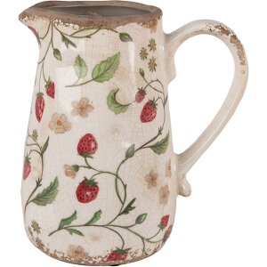 Clayre & Eef 6CE1633M Pichet décoratif Beige...
