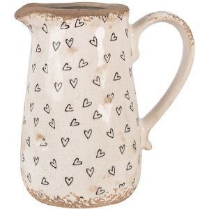 Clayre & Eef 6CE1654M Pichet décoratif Beige...