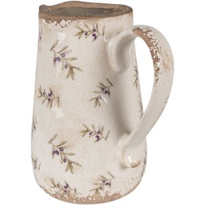 Clayre & Eef 6CE1671M Pichet décoratif Beige...