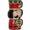 Clayre & Eef 6CEMU0132 Gobelet 3 pièces rouge vert 450 ml 500 ml Set céramique
