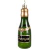 Clayre & Eef 6GL4342 Pendentif de Noël Vert Doré Ø 4x12 cm
