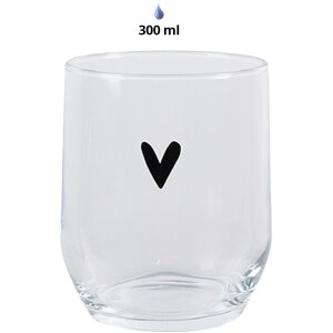 Clayre & Eef 6GL4398 Verre à eau Transparent 300 ml