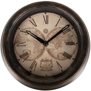 Clayre & Eef 6KL0801 Horloge murale Marron Beige...