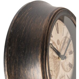 Clayre & Eef 6KL0801 Horloge murale Marron Beige...