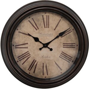 Clayre & Eef 6KL0808 Horloge murale Marron Ø...