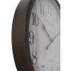 Clayre & Eef 6KL0811 Horloge murale Marron Gris Ø 40x4 cm - 1xAA