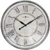 Clayre & Eef 6KL0815 Horloge murale Gris Beige Ø 50x6 cm - 1xAA