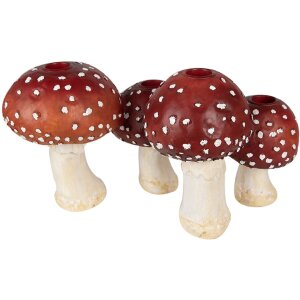 Clayre & Eef 6PR3899 Chandelier champignon rouge,...