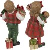 Clayre & Eef 6PR3920 Décoration Enfants Rouge, Vert 7x6x13 - 7x5x13 cm (2 pièces)