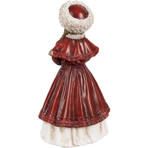 Clayre & Eef 6PR3943 Décoration fille rouge 9x7x17 cm
