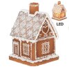 Clayre & Eef 6PR3974 Décoration Maison avec LED Marron 13x13x18 cm- 3xAAA