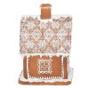 Clayre & Eef 6PR3974 Décoration Maison avec LED Marron 13x13x18 cm- 3xAAA