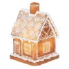 Clayre & Eef 6PR3974 Décoration Maison avec LED Marron 13x13x18 cm- 3xAAA