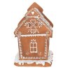 Clayre & Eef 6PR3975 Décoration Maison avec LED Marron 15x12x17 cm- 3xAAA