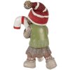 Clayre & Eef 6PR3986 Décoration Enfant Polyrésine Vert 13x8x18 cm