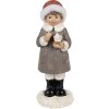 Clayre & Eef 6PR4949 Décorations de Noël Enfant gris, blanc 6x6x14 cm