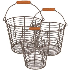 Clayre & Eef 6Y5258 Paniers Marron Ø 21x16 -...