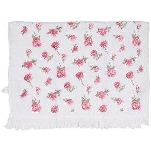 Clayre & Eef CT029 Serviette dinvité blanc...