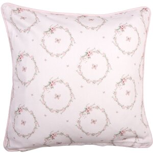 Clayre & Eef FEB21-1 Housse de coussin Rose 40x40 cm...