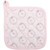 Clayre & Eef FEB45-1 Manique rose 20x20 cm lapin en coton