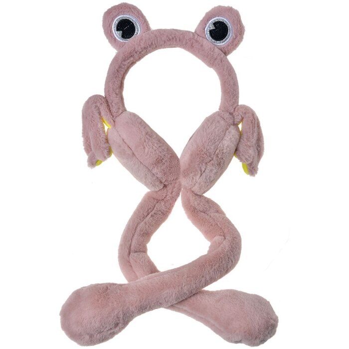 Juleeze JZCEW0010P Cache-oreilles enfants avec oreilles mobiles Rose