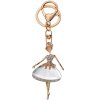 Juleeze JZKC0114 Porte-clés Blanc Ballerine
