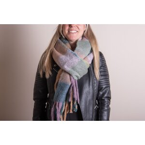 Juleeze JZSC0787BE Écharpe Femme Motif Beige...