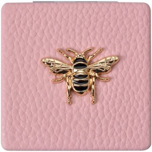 Juleeze JZSP0007P Miroir à main rose 6x6 cm