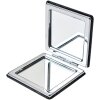 Juleeze JZSP0007Z Miroir à main noir 6x6 cm