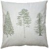 Clayre & Eef NPT20 Housse de coussin Beige Vert 45x45 cm