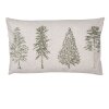 Clayre & Eef NPT36-2 Housse de coussin motif arbre 30x50 cm Vert naturel Beige
