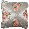 Clayre & Eef Q196.030 Housse de coussin Gris Rose 50x50 cm
