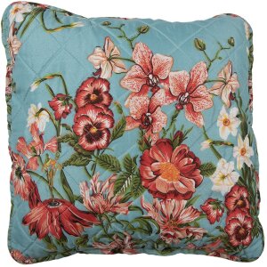 Clayre & Eef Q197.020 Housse de coussin Bleu Rose...