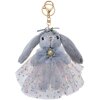 Clayre & Eef TW0585 Porte-clés Lapin Gris