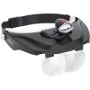 Carson MagniVisor Deluxe PRO Series loupe de tête à LED avec 4 lentilles - Noir