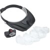 Carson MagniVisor Deluxe PRO Series loupe de tête à LED avec 4 lentilles - Noir