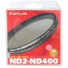 Marumi DHG Filtre gris variable ND2-ND400 55 mm Réduction de lumière 1-8 arrêts