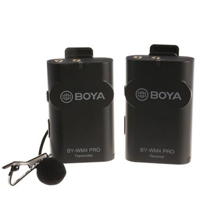 Boya BY-WM4 Pro-K1 2.4 GHz Sans fil Double Microphone Lavalier Set