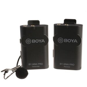 Boya BY-WM4 Pro-K1 2.4 GHz Sans fil Double Microphone Lavalier Set