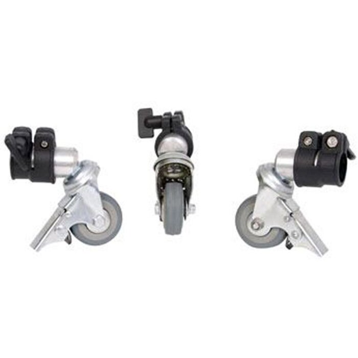 Falcon Eyes Roues pivotantes PCA-22M 3 pcs. pour pied de lampe 22 mm