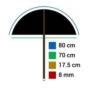 Falcon Eyes Parapluie réflecteur UR-32T Diffuseur...
