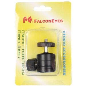 Falcon Eyes Mini rotule ball noire MPH-2 1/4" et 3/8" filetage