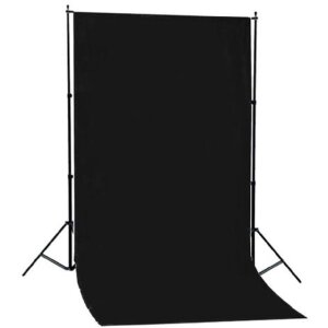Linkstar système de fond BSK-2016B + tissu noir