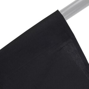 Falcon Eyes Fond en tissu BCP-02 2,9x5 m Noir Lavable