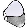 Réflecteur StudioKing CRGSW60 Argent Blanc avec poignée 60 cm
