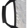 Réflecteur StudioKing CRGSW60 Argent Blanc avec poignée 60 cm