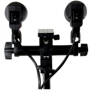 StudioKing Support universel de lampe E27 avec 2 douilles...