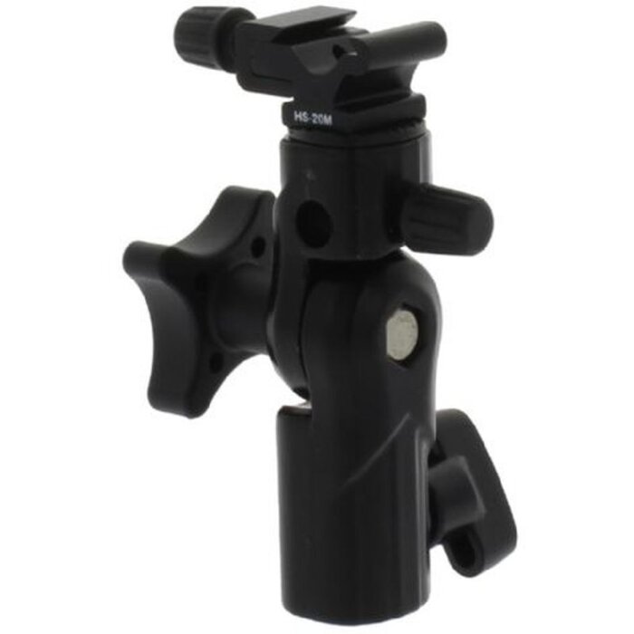 Falcon Eyes CLD-14 Tilting Bracket Support de sabot de flash Filetage 1/4" Spigot Trépied