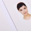 Benel Chemise pour photos didentité Blanc 500 pièces 58x84 mm Chromolux brillant