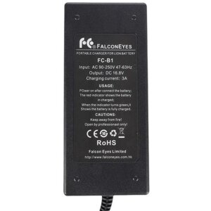 Falcon Eyes Chargeur de batterie FC-B1 pour batterie V-Mount 290690